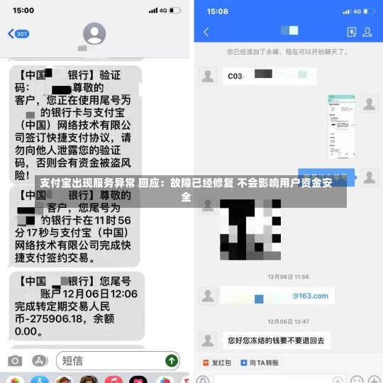 支付宝出现服务异常 回应：故障已经修复 不会影响用户资金安全-第3张图片-多讯网