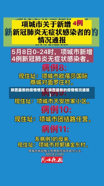 陕西最新的疫情情况（陕西最新的疫情情况通报）-第3张图片-多讯网