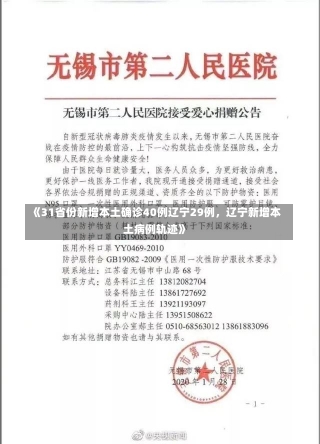 《31省份新增本土确诊40例辽宁29例，辽宁新增本土病例轨迹》-第1张图片-多讯网