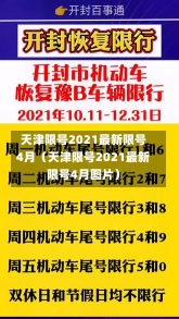 天津限号2021最新限号4月（天津限号2021最新限号4月图片）-第2张图片-多讯网