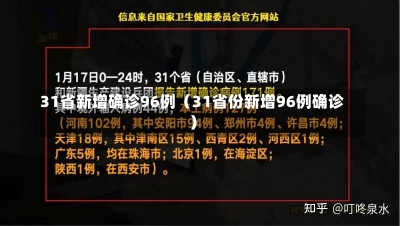 31省新增确诊96例（31省份新增96例确诊）-第2张图片-多讯网