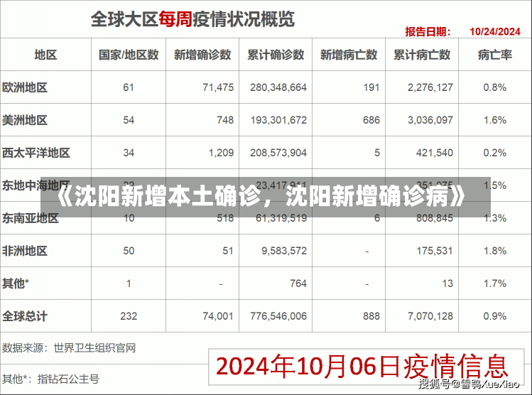 《沈阳新增本土确诊，沈阳新增确诊病》-第1张图片-多讯网