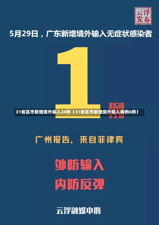 31省区市新增境外输入24例（31省区市新增境外输入病例6例）-第1张图片-多讯网