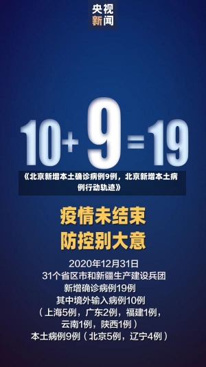 《北京新增本土确诊病例9例，北京新增本土病例行动轨迹》-第3张图片-多讯网