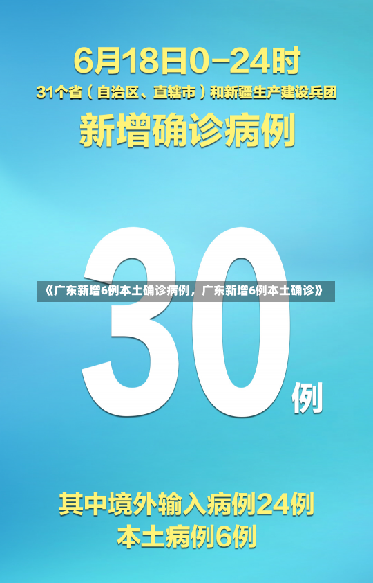 《广东新增6例本土确诊病例，广东新增6例本土确诊》-第2张图片-多讯网