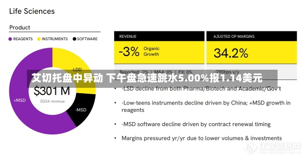 艾切托盘中异动 下午盘急速跳水5.00%报1.14美元-第1张图片-多讯网