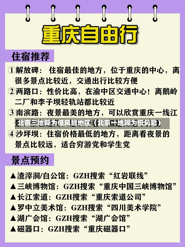 北京三地降为低风险地区（北京一地降为低风险）-第3张图片-多讯网