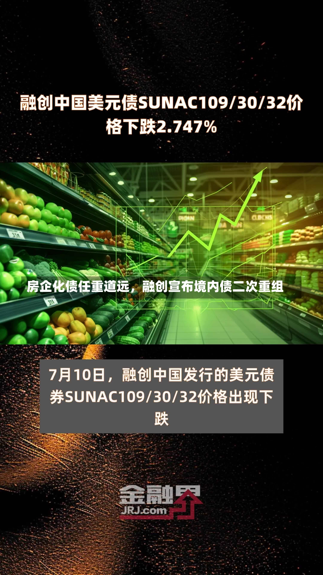 房企化债任重道远，融创宣布境内债二次重组-第1张图片-多讯网