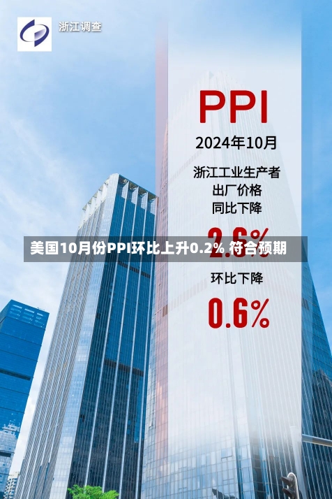 美国10月份PPI环比上升0.2% 符合预期-第1张图片-多讯网