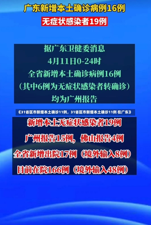 《31省区市新增本土确诊11例，31省区市新增本土确诊11例 在广东》-第2张图片-多讯网