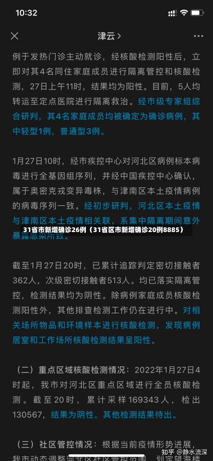 31省市新增确诊26例（31省区市新增确诊20例8885）-第1张图片-多讯网