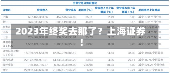 2023年终奖去那了？上海证券！-第2张图片-多讯网