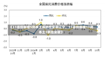 《31省份新增5例本土病例在安徽辽宁，31省份新增17例本土1例在安徽》-第1张图片-多讯网