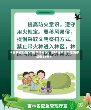 《吉林省新增12例本地确诊，吉林省新增本地确诊病例33例》-第1张图片-多讯网