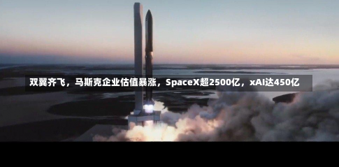 双翼齐飞，马斯克企业估值暴涨，SpaceX超2500亿，xAI达450亿-第2张图片-多讯网