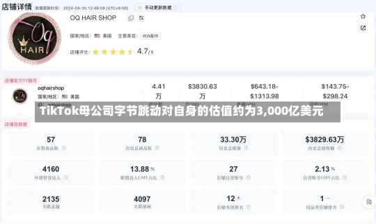 TikTok母公司字节跳动对自身的估值约为3,000亿美元-第2张图片-多讯网