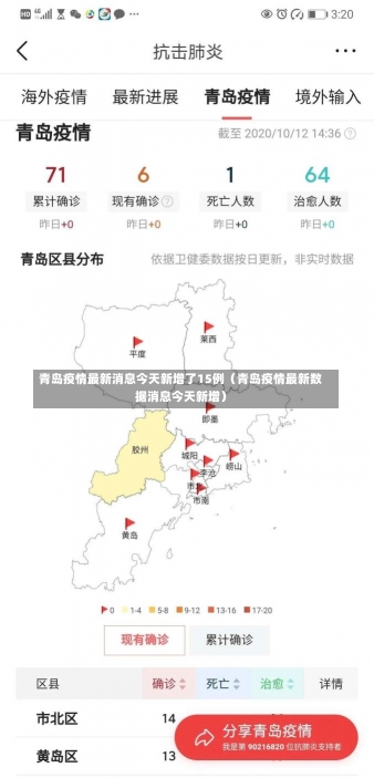 青岛疫情最新消息今天新增了15例（青岛疫情最新数据消息今天新增）-第1张图片-多讯网