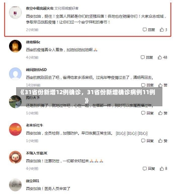 《31省份新增12例确诊，31省份新增确诊病例11例》-第2张图片-多讯网