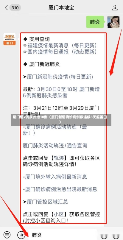 厦门增2例泉州增10例（厦门新增确诊病例数连续3天超莆田）-第3张图片-多讯网