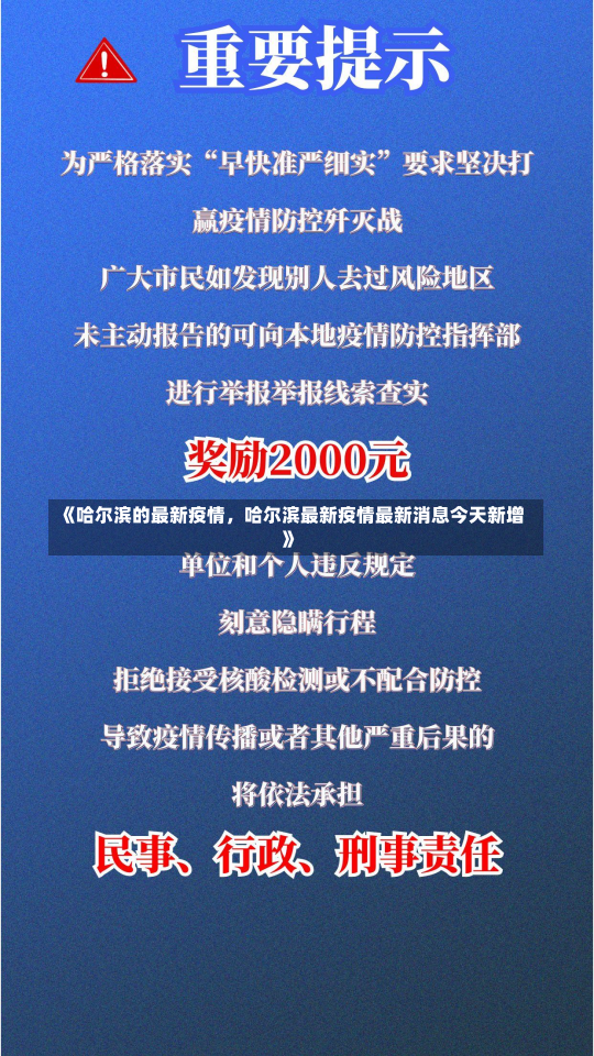 《哈尔滨的最新疫情，哈尔滨最新疫情最新消息今天新增》-第1张图片-多讯网