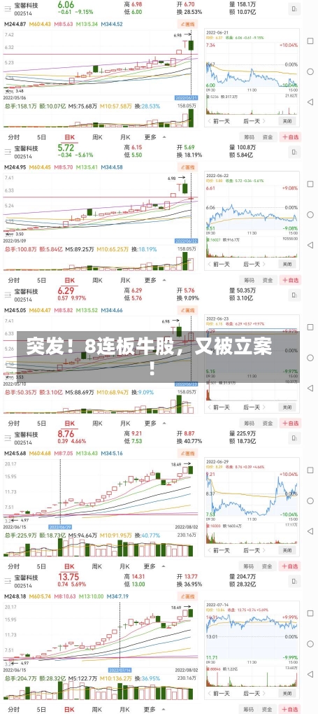 突发！8连板牛股，又被立案！-第1张图片-多讯网