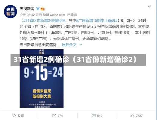 31省新增2例确诊（31省份新增确诊2）-第2张图片-多讯网