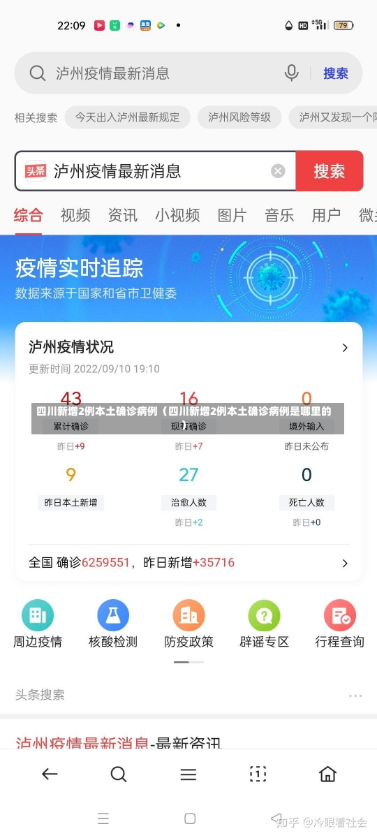 四川新增2例本土确诊病例（四川新增2例本土确诊病例是哪里的）-第2张图片-多讯网