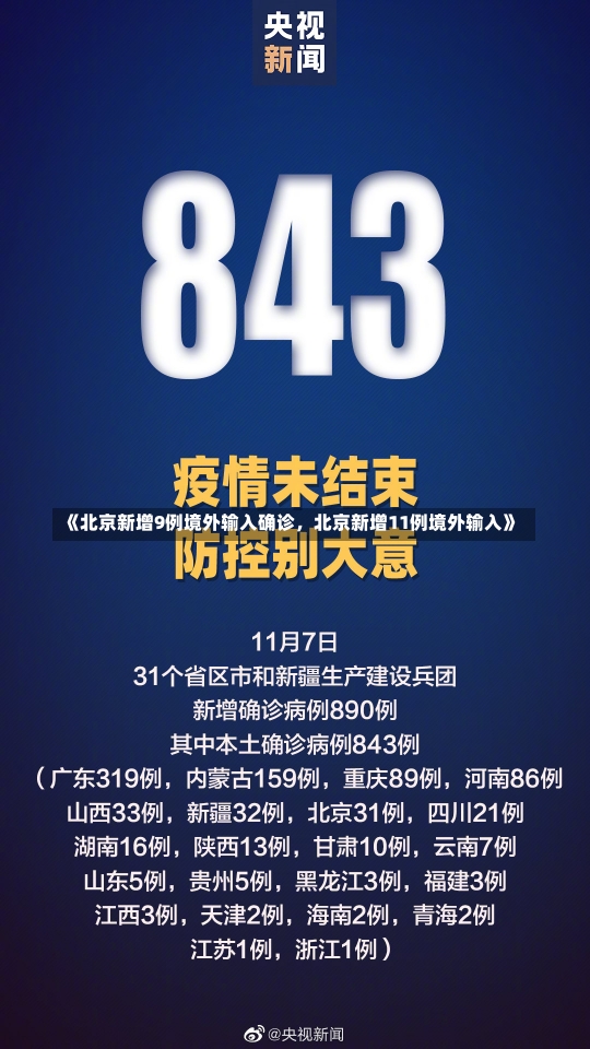 《北京新增9例境外输入确诊，北京新增11例境外输入》-第1张图片-多讯网