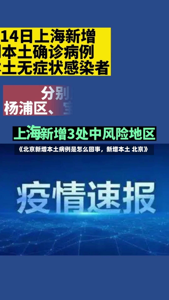 《北京新增本土病例是怎么回事，新增本土 北京》-第2张图片-多讯网