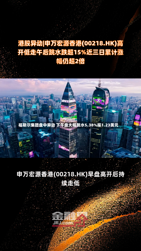 福斯尔集团盘中异动 下午盘大幅跳水5.38%报1.23美元-第1张图片-多讯网